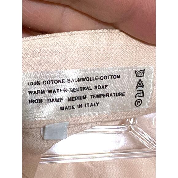 Fabio Inghirami Button Dress Shirt Light Pink Mens 16 41 Cotton Made in Italy - Picture 5 of 7